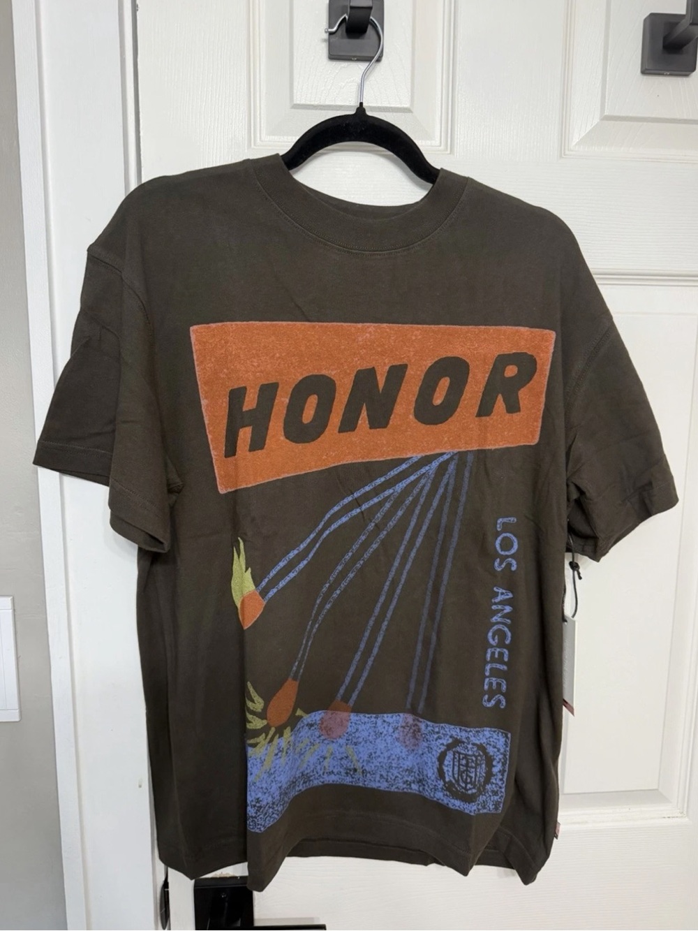 Honor The Gift Matchbox Black Tee Small
